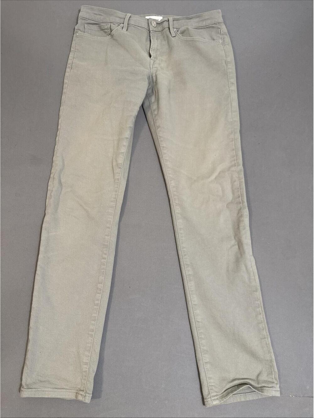 Frame Denim L'Homme Slim Gray Pants Mens 32 Slim Fit
